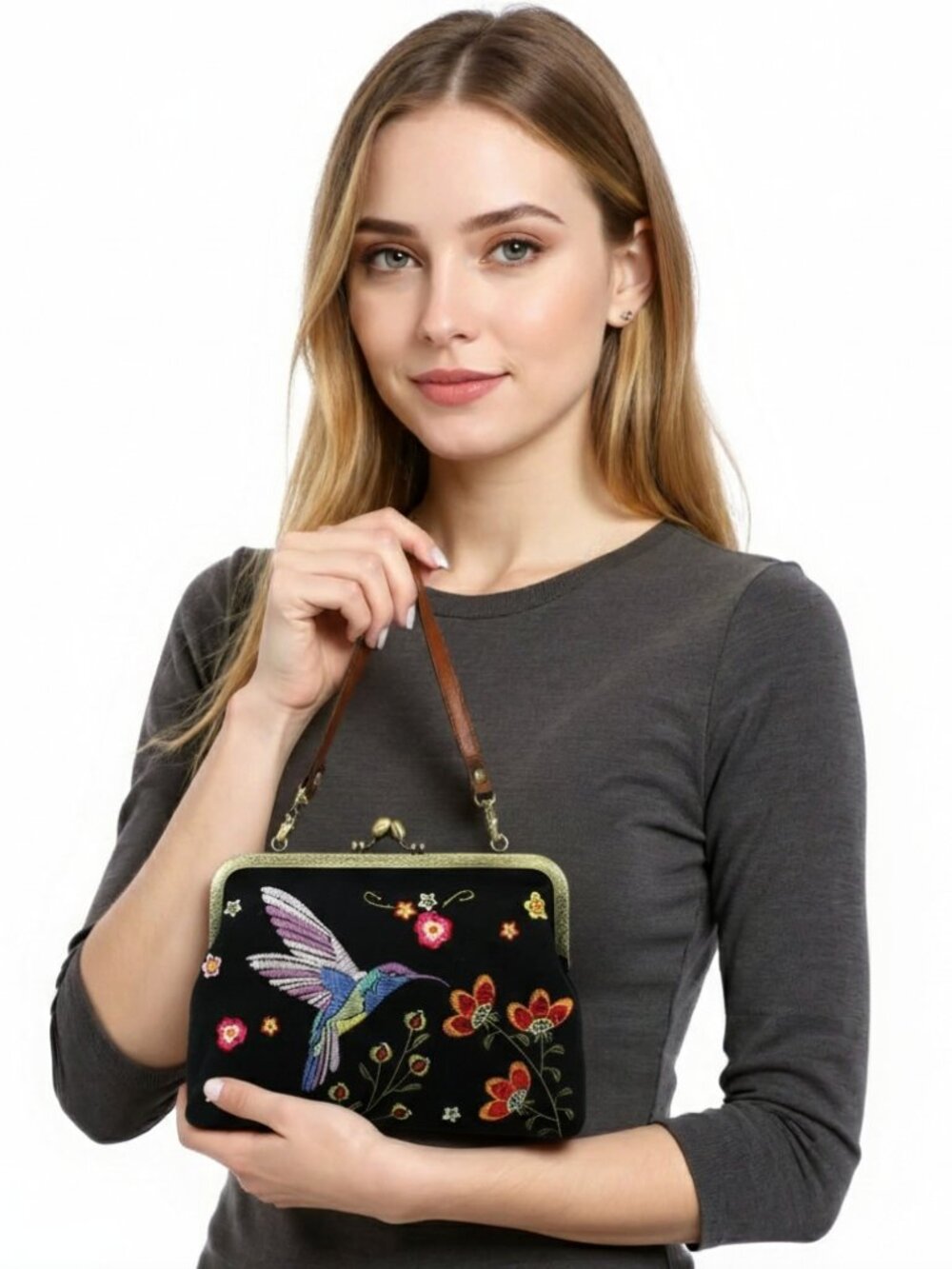 Hummingbird Kisslock Purse